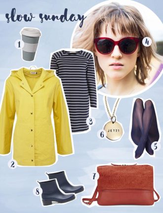 Übergangs-Looks für den Frühling in der Sloris Kolumne Slow Sunday