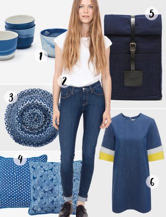 Fair Fashion, Slow Fashion und nachhaltige Mode: Indigo Love – Unsere Lieblings-Produkte in Denimblau - Labels: Hipicon, Wunderwerk, Bridge and Tunnel, This is Paper, Riyka, Matla, ALISSA + NIENKE