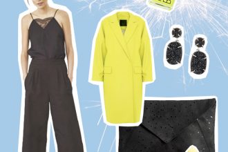 Fair Fashion, Slow Fashion und Eco Fashion: SLORIS – FAIR FASHION LOOK FÜR SILVESTER - Jumpsuit Nine to five, Kester Black Acid