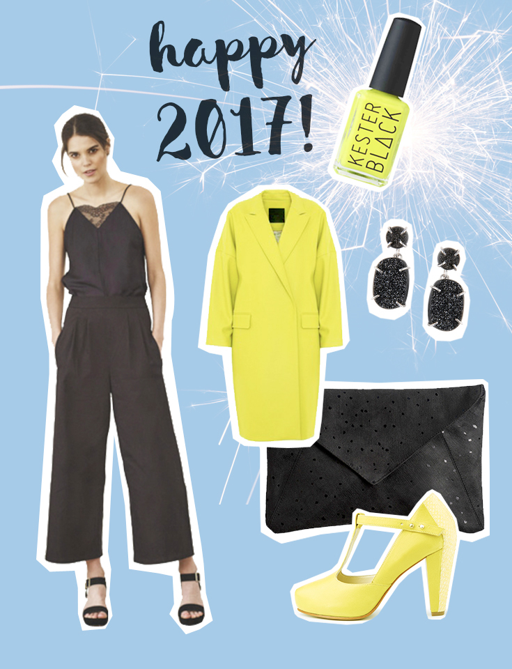Fair Fashion, Slow Fashion und Eco Fashion: SLORIS – FAIR FASHION LOOK FÜR SILVESTER - Jumpsuit Nine to five, Kester Black Acid