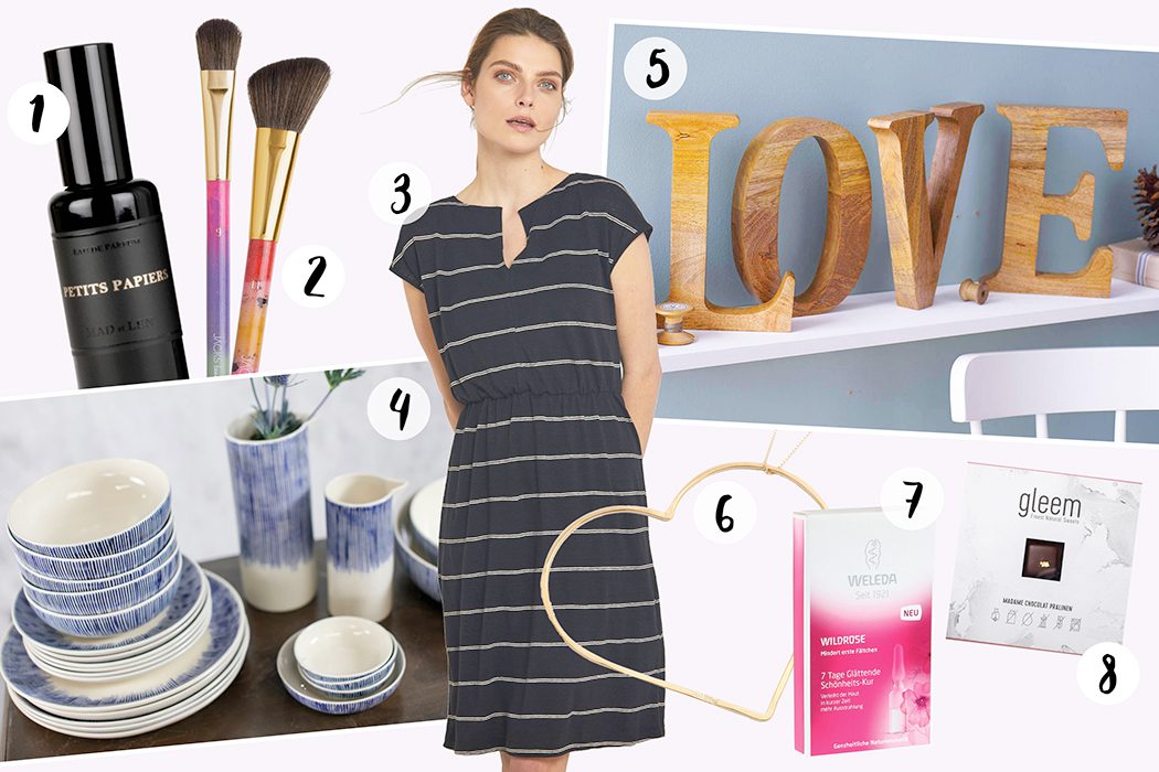 Fair-Fashion-Muttertag-Geschenk-Muttertags-Geschenk-Weleda-Wildrose-Kur-Lanius-Stripess-See-Me-Gleem