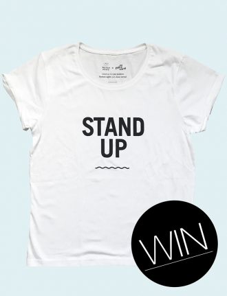 Fair Fashion, Verlosung: Waterkoog X Peppermynta – wir verlosen 3 Stand Up T-Shirts – Gewinnspiel