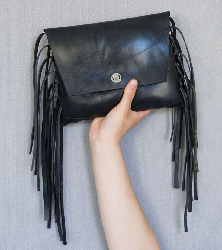 Peppermynta Peppermint Fair Fashion, Slow Fashion, grüne Mode und nachhaltige Mode: Reclaim Bags: vegane Tasche vegane Tasche aus alten Gummischläuchen, upcycling