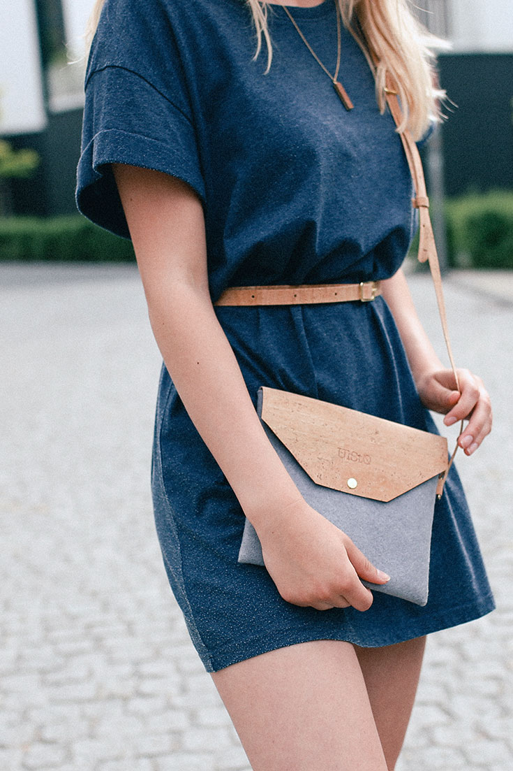 Peppermynta Peppermint Fair Fashion, Slow Fashion, grüne Mode und nachhaltige Mode: Ulsto: vegane Tasche vegane Tasche aus Korkleder