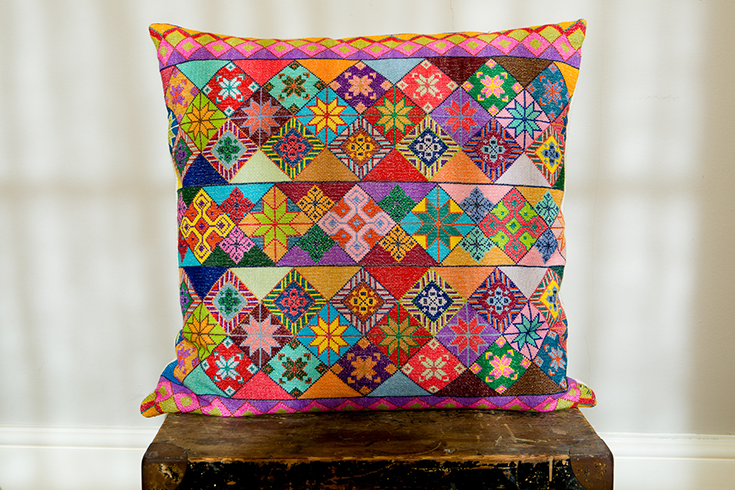 Sabbara – Fairtrade Accessoires von geflüchteten syrischen Frauen: Taschen, Clutch, Kissen und Schal