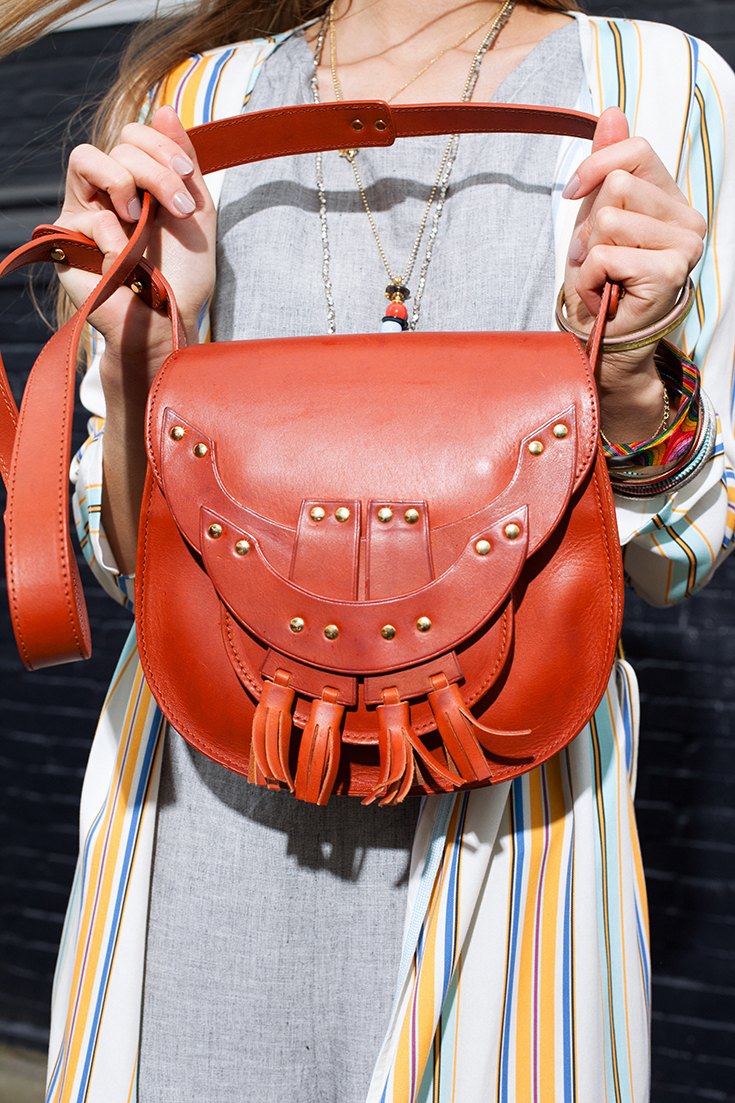 Fashion Revolution Week 2019 #whomademyclothes: Jil Zeletzki von Jiliciousjourney trägt Lovjoi und Jyotii, Tasche von Hiitu