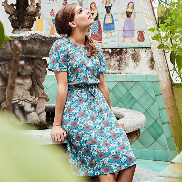 Peppermynta Brandfinder: King Louie. Fair Fashion im Vintage Stil mit einem modernem Twist! Schmeichelnde Schnitte, ausgefallene Muster, farbenfroh & stilvoll. Nachhaltige und faire Produktion