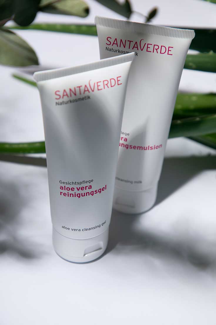 Santaverde – Perfekte Naturkosmetik-Pflege nach dem Baukastensystem:Reinigungsgel, Reinigungsemulsion