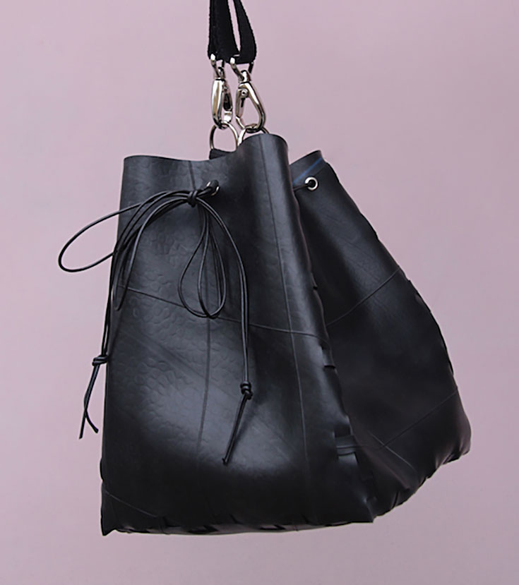 Peppermynta Peppermint Fair Fashion, Slow Fashion, grüne Mode und nachhaltige Mode: Reclaim Bags: vegane Tasche vegane Tasche aus alten Gummischläuchen, upcycling