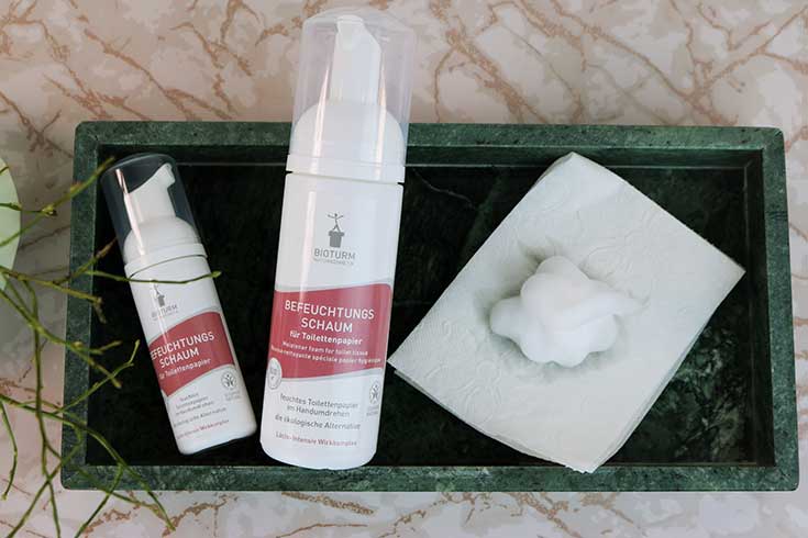 Bioturm Intimpflege – Endlich eine milde Naturkosmetik Intimpflege Serie: Befeuchtungsschaum