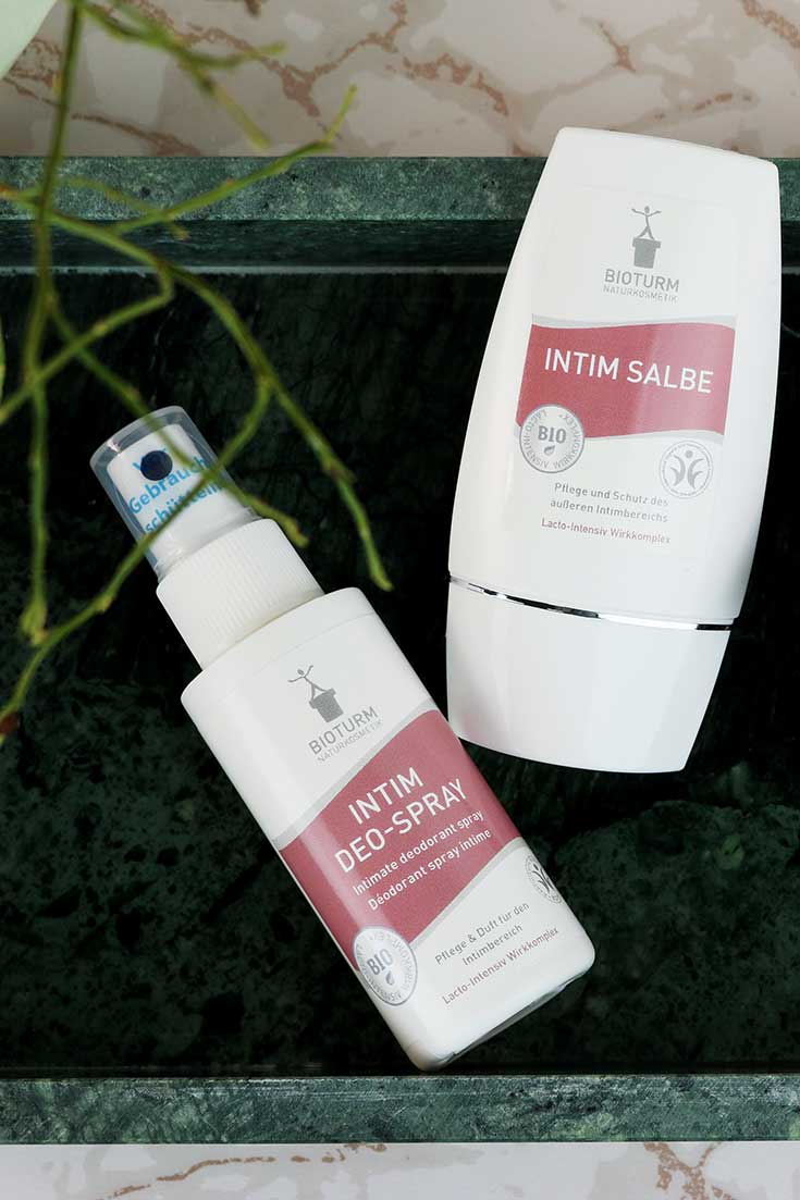 Bioturm Intimpflege – Endlich eine milde Naturkosmetik Intimpflege Serie: Intim Salbe, Intim Deo
