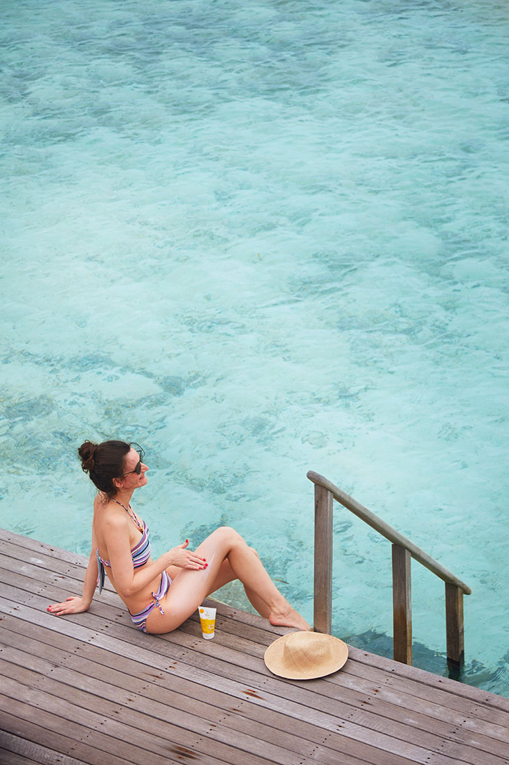 Naturkosmetik-Weleda-Sonnencreme-Sonnenschutz-Edelweiss-Malediven-Gili-Lankanfushi-Watervilla