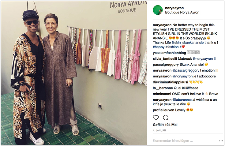 Fair Fashion, Slow Fashion: Norya Ayron – Lieblingslabel von Kate Moss und Sharon Stone – Skunk Anansie