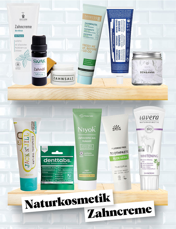 Naturkosmetik Zahnpasta im Test – Unsere Top 10: Zahnöl, Zahntabletten, Zahncreme, gesunde Zähne