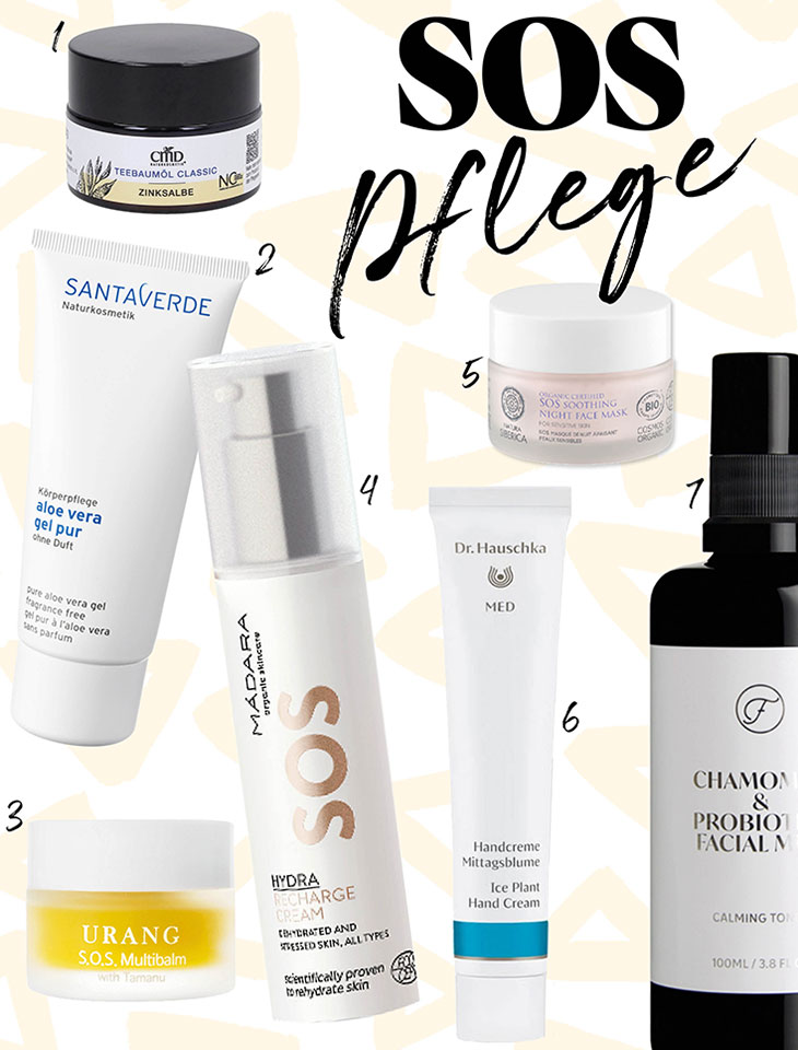 Naturkosmetik – Reichhaltige und feuchtigkeitsspendende SOS Hautpflege für empfindliche, problematische und gereizte Haut