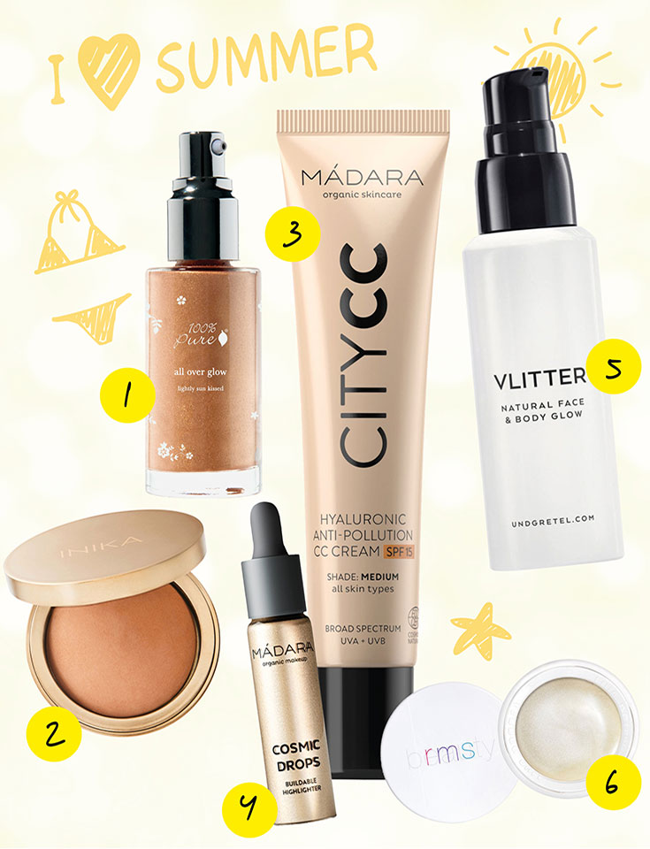 Strahlender Teint! Wir haben gestestet: Die besten Naturkosmetik Bronzer und Naturkosmetik Highlighter im Test. Ihr möchtet eure Sommerbräune erhalten? Natürliche Bronzer und natürliche Highlighter für einen schönen Glow.