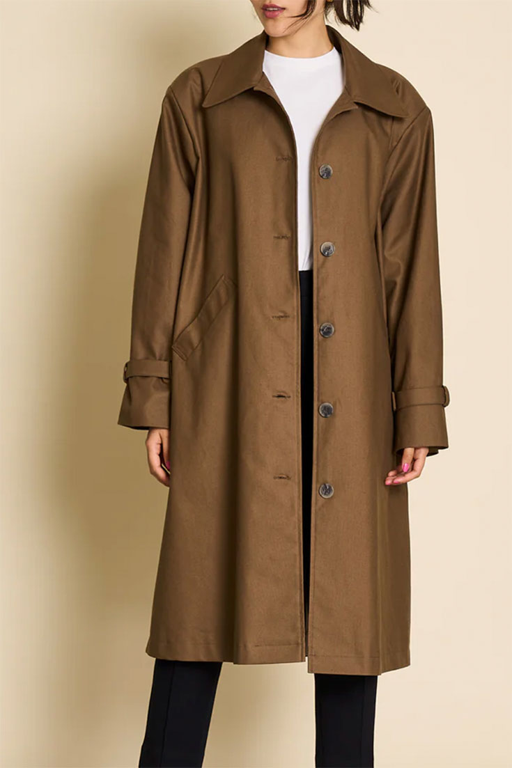 Oversized Trenchcoat von Jan´n June. Fair Fashion Trenchcoat, nachhaltig und vegan