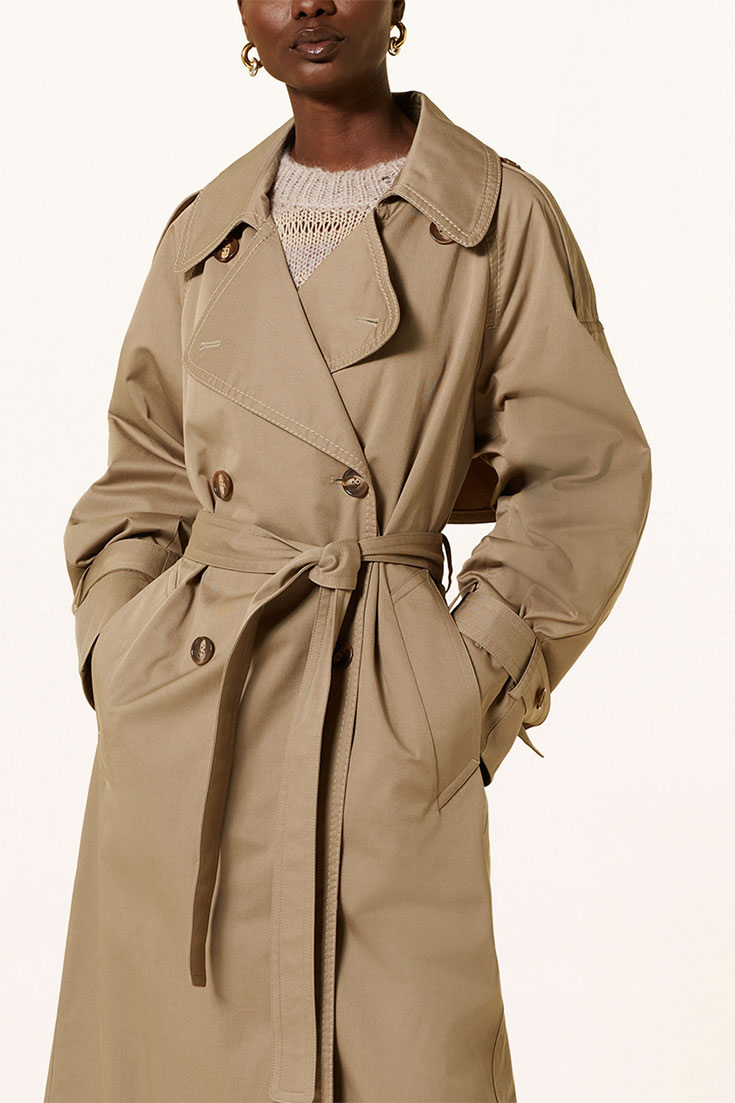 Klassischer Trenchcoat: Wir lieben den Fair Fashion Trenchcoat von Acne Studios