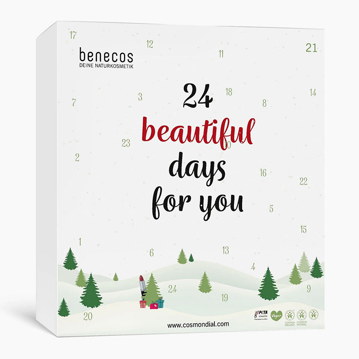 Nachhaltige Adventskalender 2023: Nachhaltiger Adventskalender im Test! Von Fair Trade Schokolade, veganer Schokoladenadventskalender, Naturkosmetik Adventskalender, Bio Tee, Bio Gewürze, Naturkosmetik für Männer, Aromatherapie, samenfestes Saatgut, natursüße Pralinen ohne Zuckerzusatz mit Dattelmus bis Bio Tee Kalender. Veganer Naturkosmetik Adventskalender von Benecos