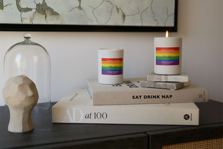 Nachhaltige Kerzen – die besten Brands für Kerzen aus natürlichen Wachsen, umweltfreundliche Kerzen, Öko Duftkerzen, Kerzen ohne Schadstoffe, natürliche Kerzen, Sojawachs: Lagom Studios