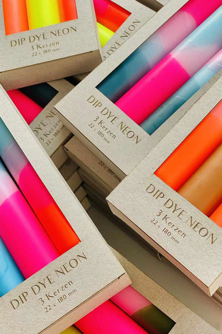 Ökologische Dip Dye Kerzen – die besten Brands für Kerzen aus natürlichen Wachsen, umweltfreundliche Kerzen, Öko Duftkerzen, Kerzen ohne Schadstoffe, natürliche Kerzen, Sojawachs: Pinkstories