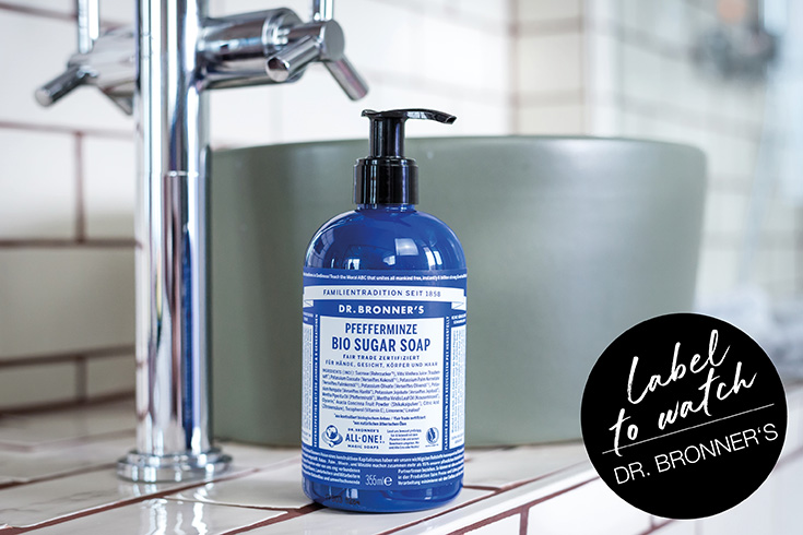 Dr. Bronner´s – Fairtrade Naturkosmetik Seife, fair gehandelte Flüssigseife mit bio-zertifizierten Inhaltsstoffen, Biologisch abbaubare, pflegende Seifen für alle Hauttypen
