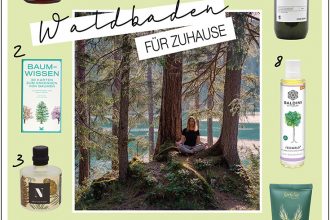 Waldbaden für Zuhause – unsere liebsten Forest Bathing und Shinrin Yoku Produkte: Kerze, Aromaöl, Aromatherapie, Duschgel, Spülmittel, Duft