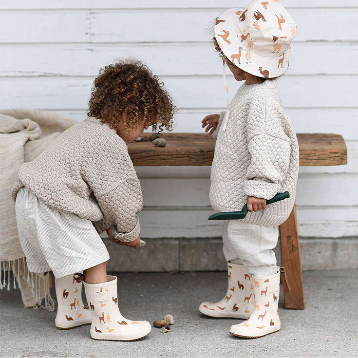 Nachhaltige Kinderschuhe – Ökologische Gummistiefel für Kinder aus Naturkautschuk ohne Giftstoffe von Bisgaard