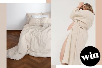  Erlich Textil - Gewinne ein Set aus der neuen ungefärbten Kollektion ohne Färbestoffe und gesundheitsschädlichen Chemikalien. Besonders hautfreundlich bei Neurodermitis oder Schuppenflechte: Nachhaltige Bettwäsche, Fair Fashion Bademantel, ökologischer Kimono