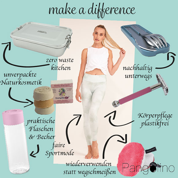 Der Onlineshop Pangolino bietet nachhaltige Sportbekleidung an: faire Yogamode, Activewear, Yogawear, faire Sportmode. Außerdem nachhaltige Küchen-Accessoires und unverpackter Naturkosmetik.
