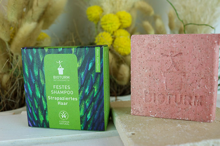 Bioturm Naturkosmetik – festes Shampoo für fettiges, strapaziertes und feines Haar, keine Haarseife, keine saure Rinse nötig