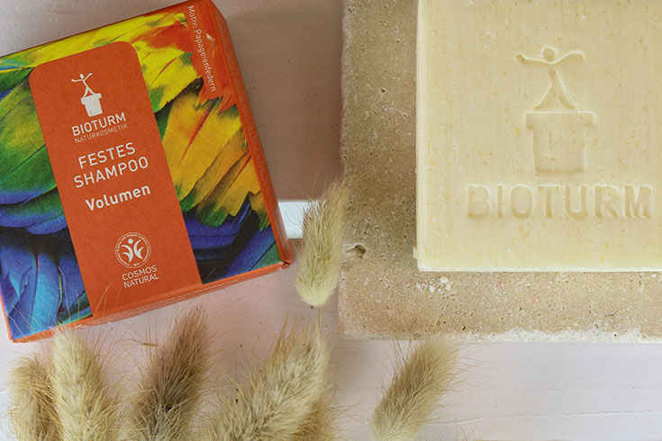 Bioturm Naturkosmetik – festes Shampoo für fettiges, strapaziertes und feines Haar, keine Haarseife, keine saure Rinse nötig