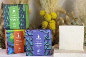 Bioturm Naturkosmetik – festes Shampoo für fettiges, strapaziertes und feines Haar, keine Haarseife, keine saure Rinse nötig