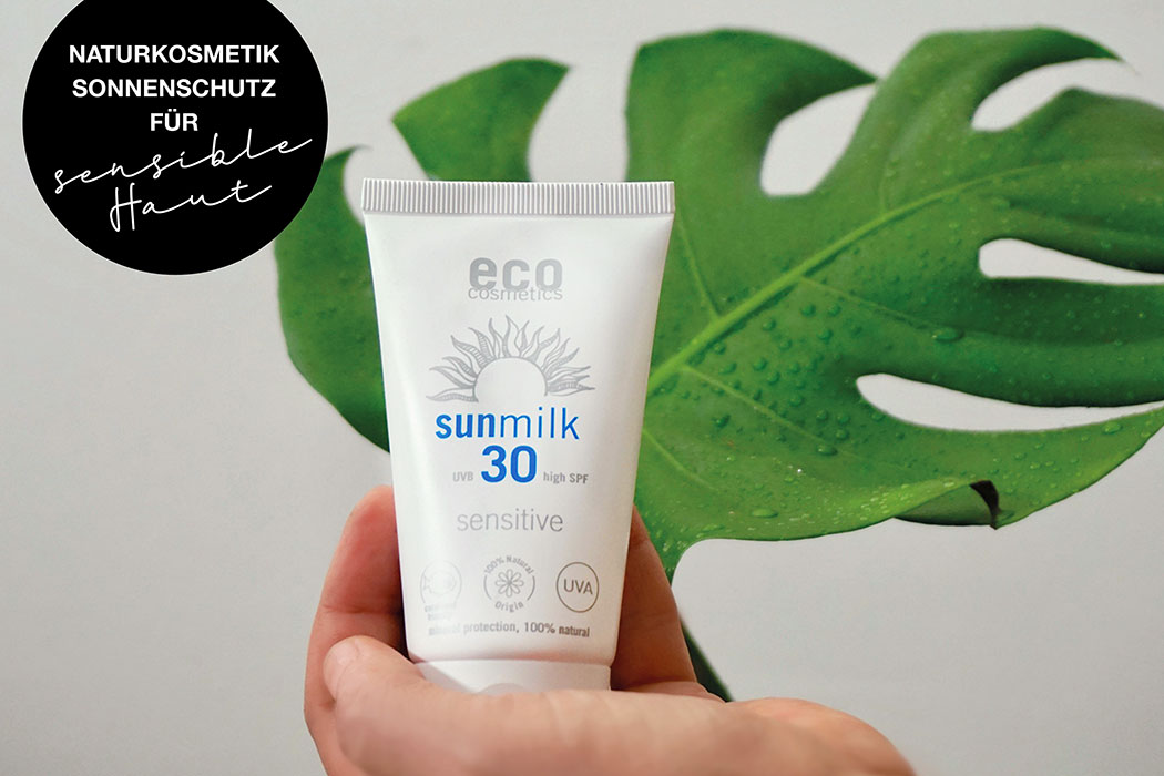 Naturkosmetik Sonnenschutz für empfindliche Haut von Eco Cosmetics: Mallorca Akne, Sonnenallergie, allergische Reaktion? Warum der Naturkosmetik Sonnenschutz für empfindliche Haut von Eco Cosmetics intensiven Schutz liefert, aber dabei besonders gut verträglich ist.