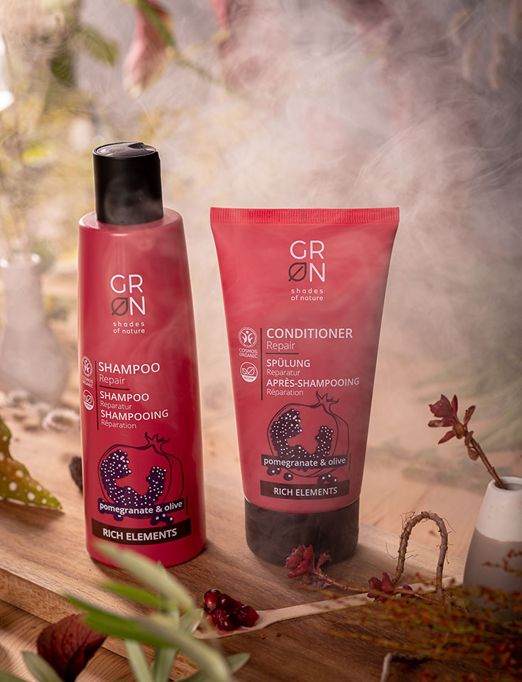 GRN – Naturkosmetik Haarpflege für trockenes und strapaziertes Haar: Naturkosmetik Shampoo, Spülung, Conditioner