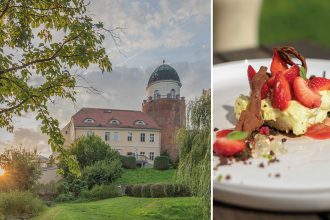Ahead Hotel – Veganes & nachhaltiges Bio Burghotel in Lenzen an der Elbe: Veganes Restaurant Place To V, klimaneutral, klimapositiv, ökologische Möbel. Bio Bettwäsche, nachhaltiger Urlaub, achtsam in der Natur wandern, UNESCO Biosphärenreservat