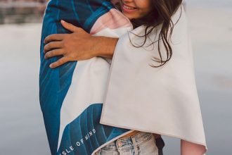 Isle of Mind – Nachhaltige Handtücher aus recycelten PET-Flaschen: Multifunktionstücher, Mikrofaser