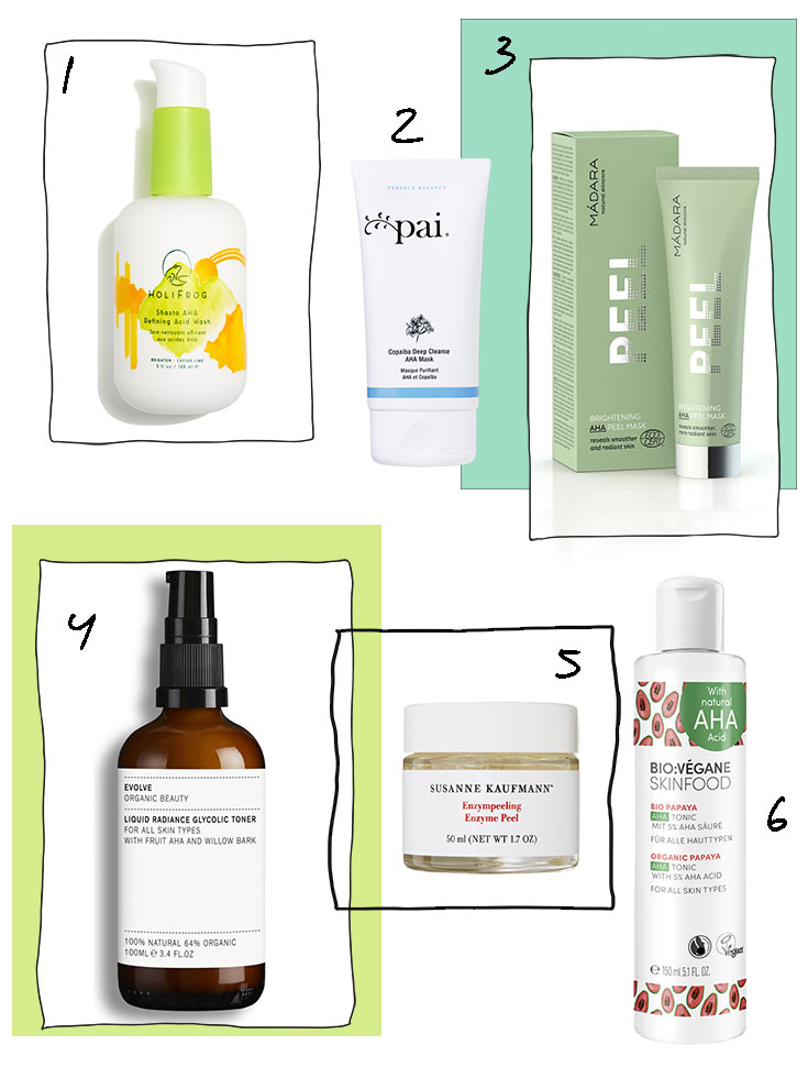 Her mit dem Glow! Die besten Naturkosmetik Fruchtsäure-Peelings, Alpha-Hydroxysäuren, AHA-Säure