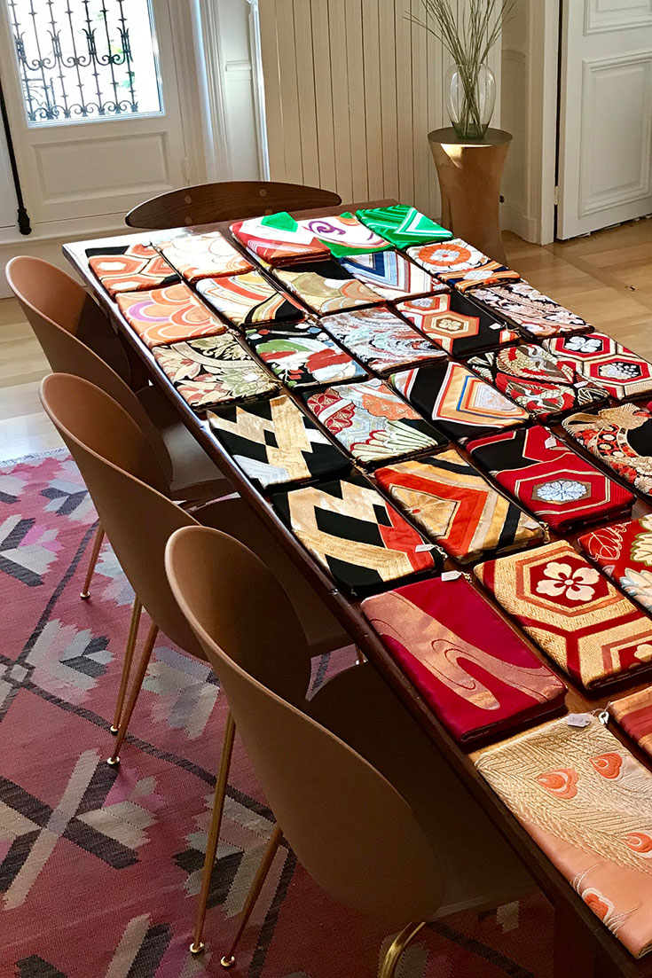 Friends That Rhyme – Upcycling Taschen aus asiatischen Vintage-Stoffen: Handtasche, Clutsch, Vintage-Style