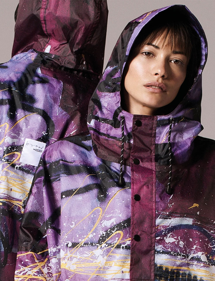 Rainkiss Regenponcho – nachhaltiger Regenmantel aus recyceltem PET: nachhaltige Regenjacke, nachhaltiger Regenmantel