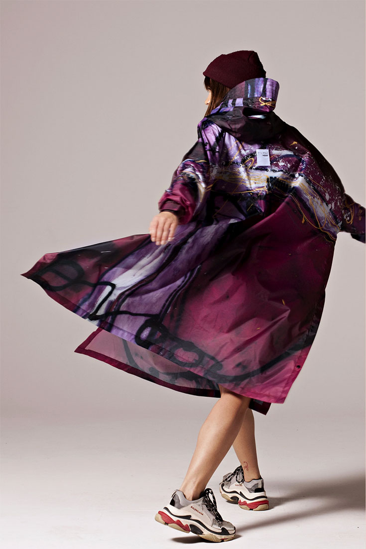 Rainkiss Regenponcho – nachhaltiger Regenmantel aus recyceltem PET: nachhaltige Regenjacke, nachhaltiger Regenmantel