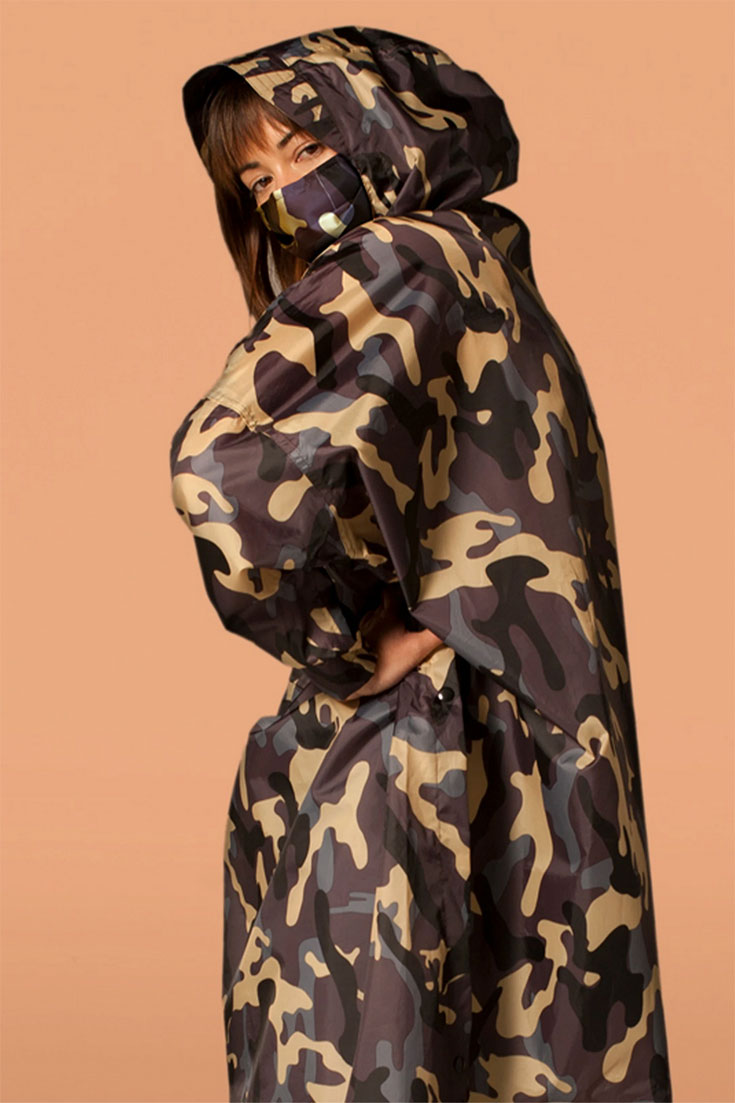 Rainkiss Regenponcho – nachhaltiger Regenmantel aus recyceltem PET: nachhaltige Regenjacke, nachhaltiger Regenmantel