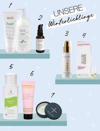 Gut gepflegt durch den Winter – unsere liebste Naturkosmetik für trockene Haut, Naturkosmetik Shampoo für strapazierte Kophaut, Naturkosmetik Haarkur für trockene Haare, Kosmetik mit Urea