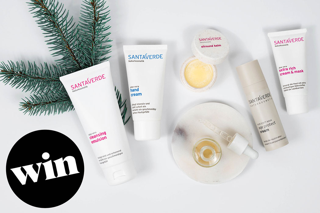 Santaverde Naturkosmetik mit Aloe Vera Verlosung – Gewinne einen Shopping-Gutschein & eine individuelle Kosmetikberatung mit Santaverde Beauty-Experte Anthony Merßing. Intensive Pflege für kalte Tage im Winter. Welche Naturkosmetik passt zu mir?